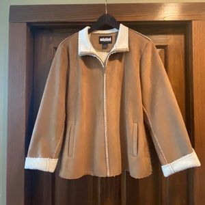 Unlisted Kenneth Cole tan faux suede Jacket